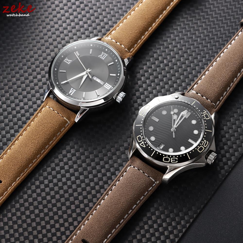 Genuine Leather Watch Band for Panerai Wrist Belt Vintage Matte Cowhide Strap Men Sports Bracelet Watchband 18mm 20mm 22mm 24mm