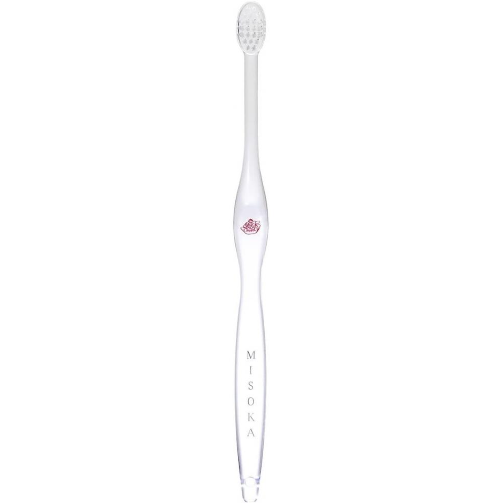 Misoka Comfort Zahnbürste Weich Feine Details Karmesinrot Hergestellt in Japan
