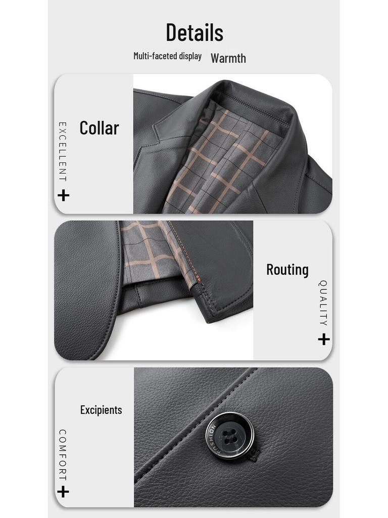 2024 Men's Spring & Fall Long-Sleeve Business Casual Suit Trend