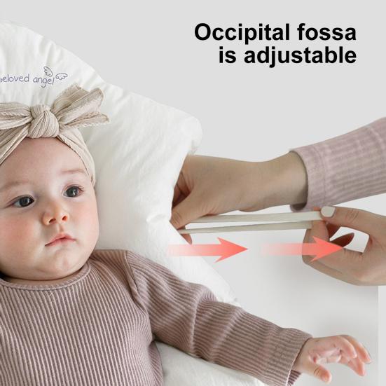 Infant Pillow for Symmetrical Head Shape Adjustment Cuddly Pillow for Toddlers Adjustable Baby Hug Pillow Super Soft Baby Positioning Pillow