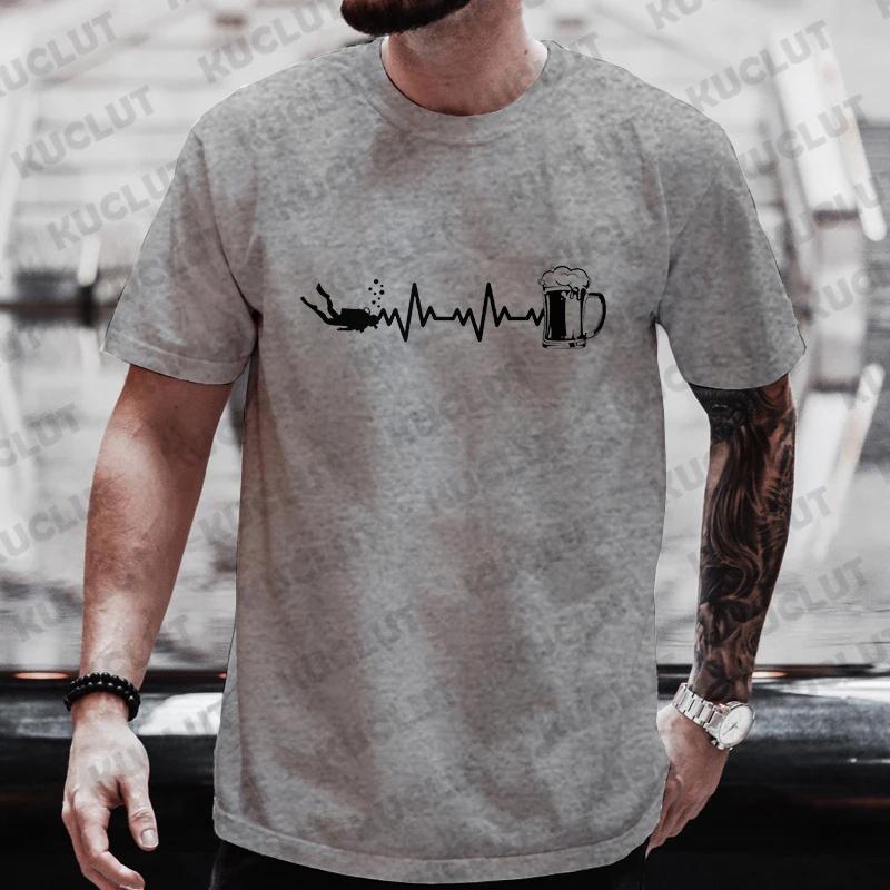 Duiken Duikers Funny T Shirt Men Summer Harajuku Streetwear Short Sleeve Oversized Tops Diving Divers Diving Men Street Tee Tops