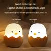Eggshell Night Light: Creative Eye-Protecting Tumbler Lamp & Colorful Sleep Aid for Children's Bedrooms