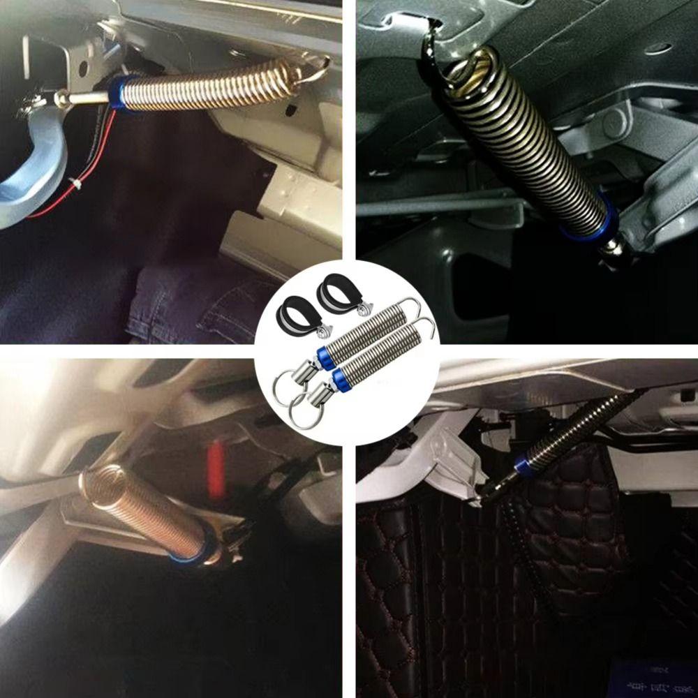 2/4Pcs Adjustable Car Boot Lid Lifting Spring Metal Springs Trunk Lifter Car Tailgate