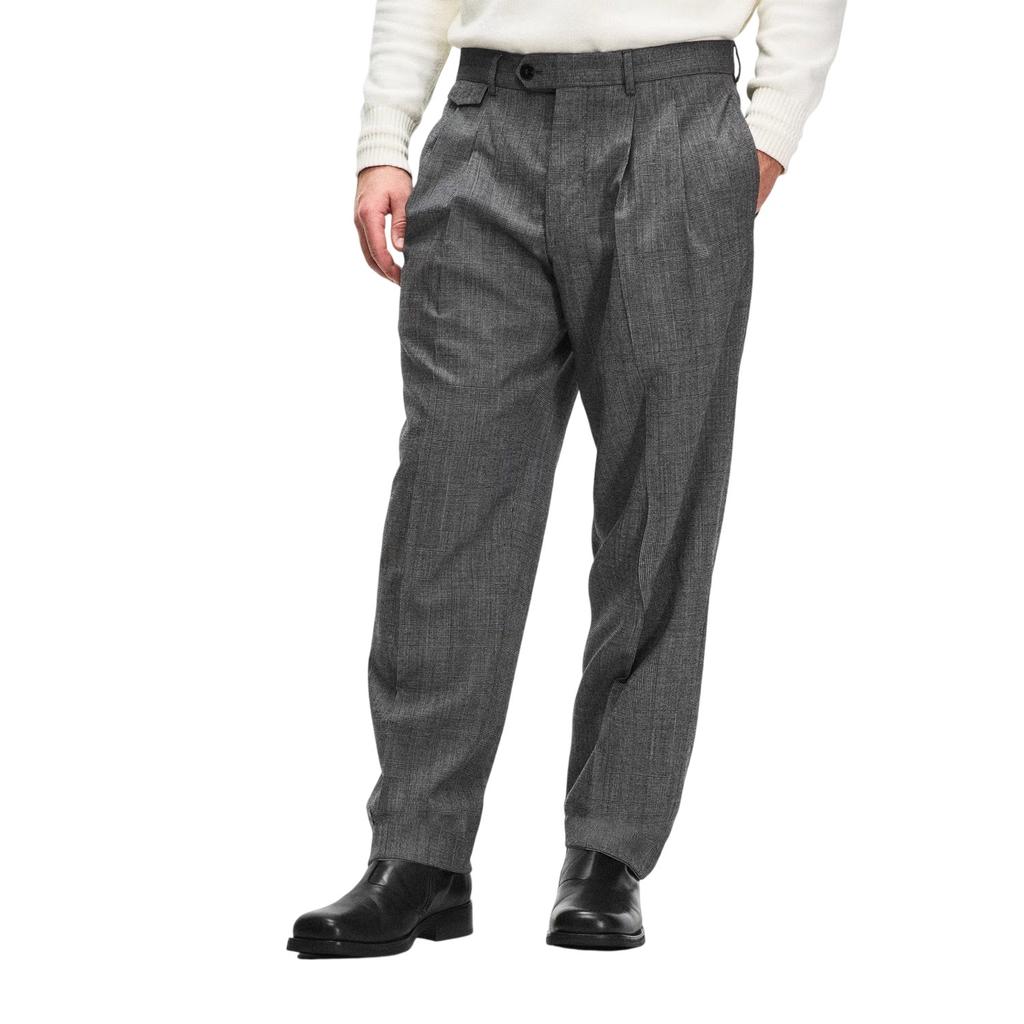Boss Mens Pleated Trousers