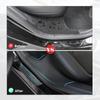 For Tesla Model Y Car Protection Cover Rear Door Sill Anti Kick Plate Interior Decoration Tuning