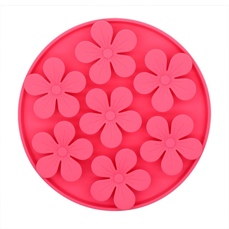 Pet silicone licking pad suction cup dog feeding pad pet anti choking sniffing slow feeding pad