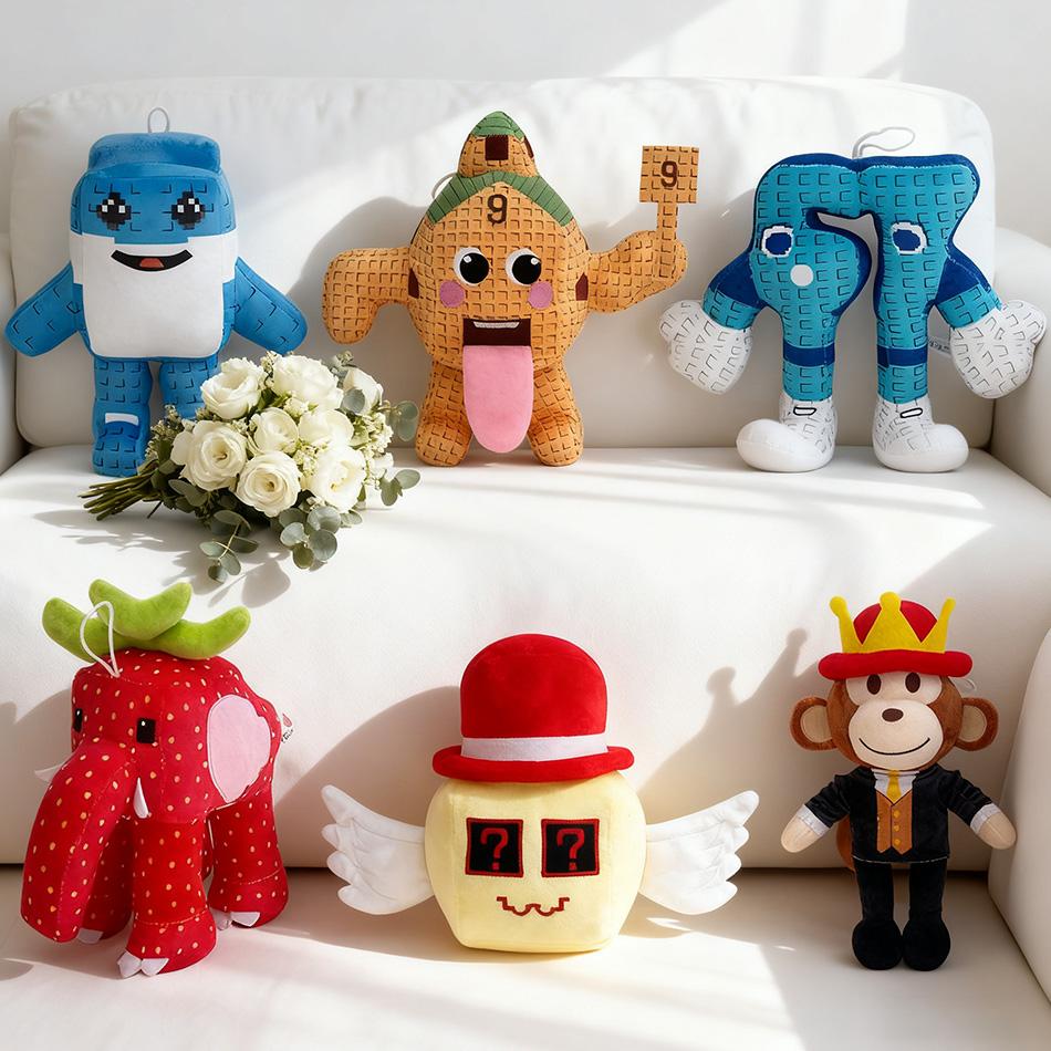 22-25CM Steal a Brainrot Game Plush Doll Toy Cartoon Cute Soft Chuy Peluche Room Decoration Plush Doll Toy For Kid ChristmasGift