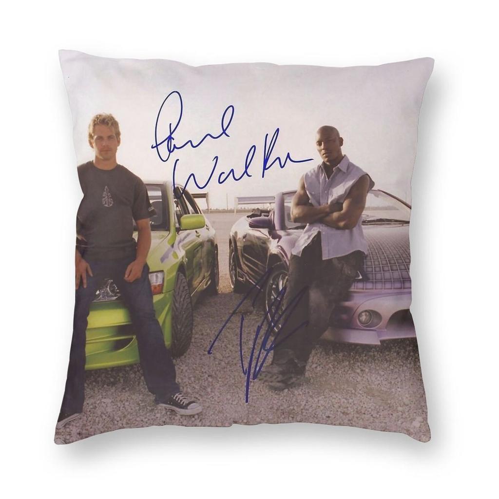 Fast Furious The Sign Square Pillowcase Polyester Linen Velvet Pattern Zip Decorative Pillow Case Bed Cushion Cover Wholesale