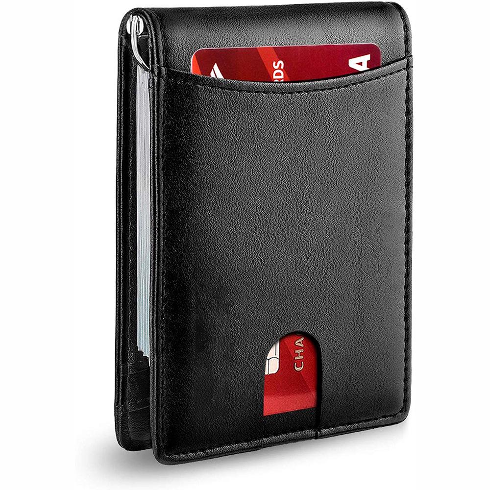 Cross-border RFID Carbon Fiber Minimalist Wallet with Multi-Card Slots
