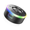Waterproof Wireless Speaker with Suction Cup/RGB Light Bluetooth-Compatible 5.2 Hands-Free Call/FM Radio for Bathroom Sing-Along