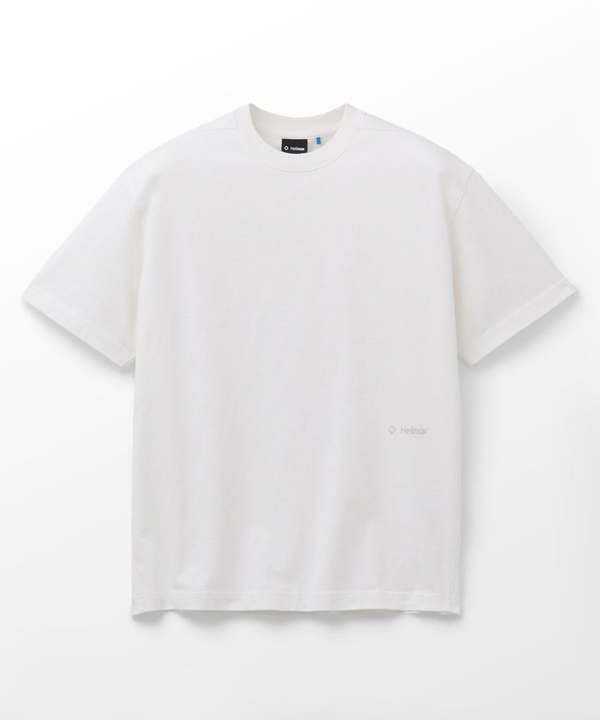 Hellinogseuweeo Dust-Dye Short Sleeve T-Shirt_White