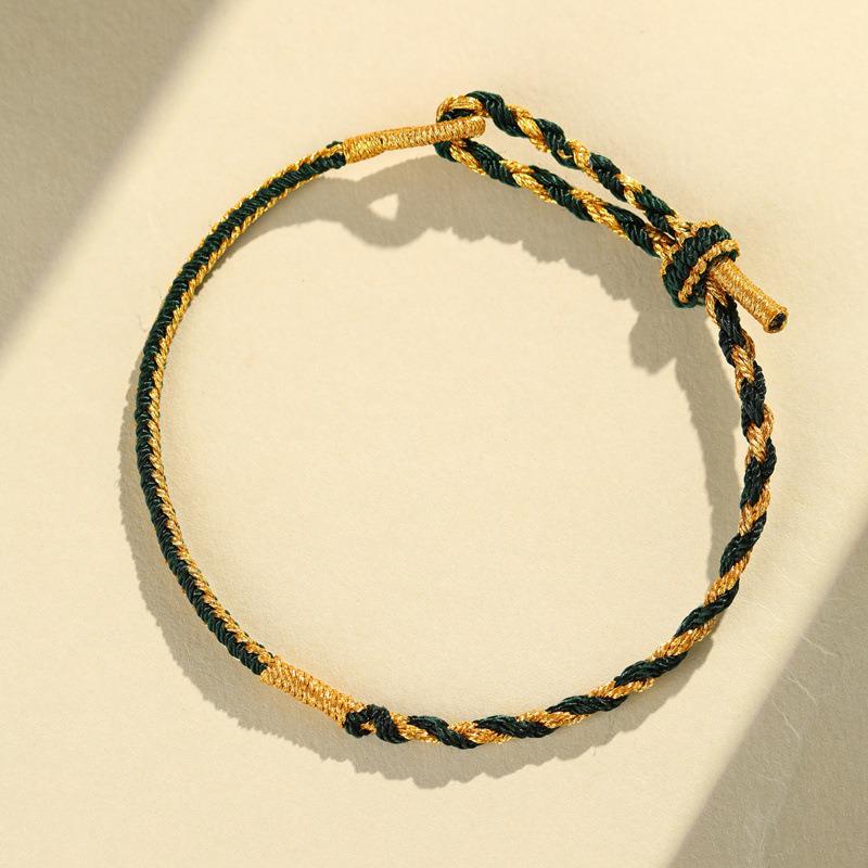 Handmade Zodiac Year of the Horse Red String Bracelet - Ethnic Style Woven Thread for Men & Women