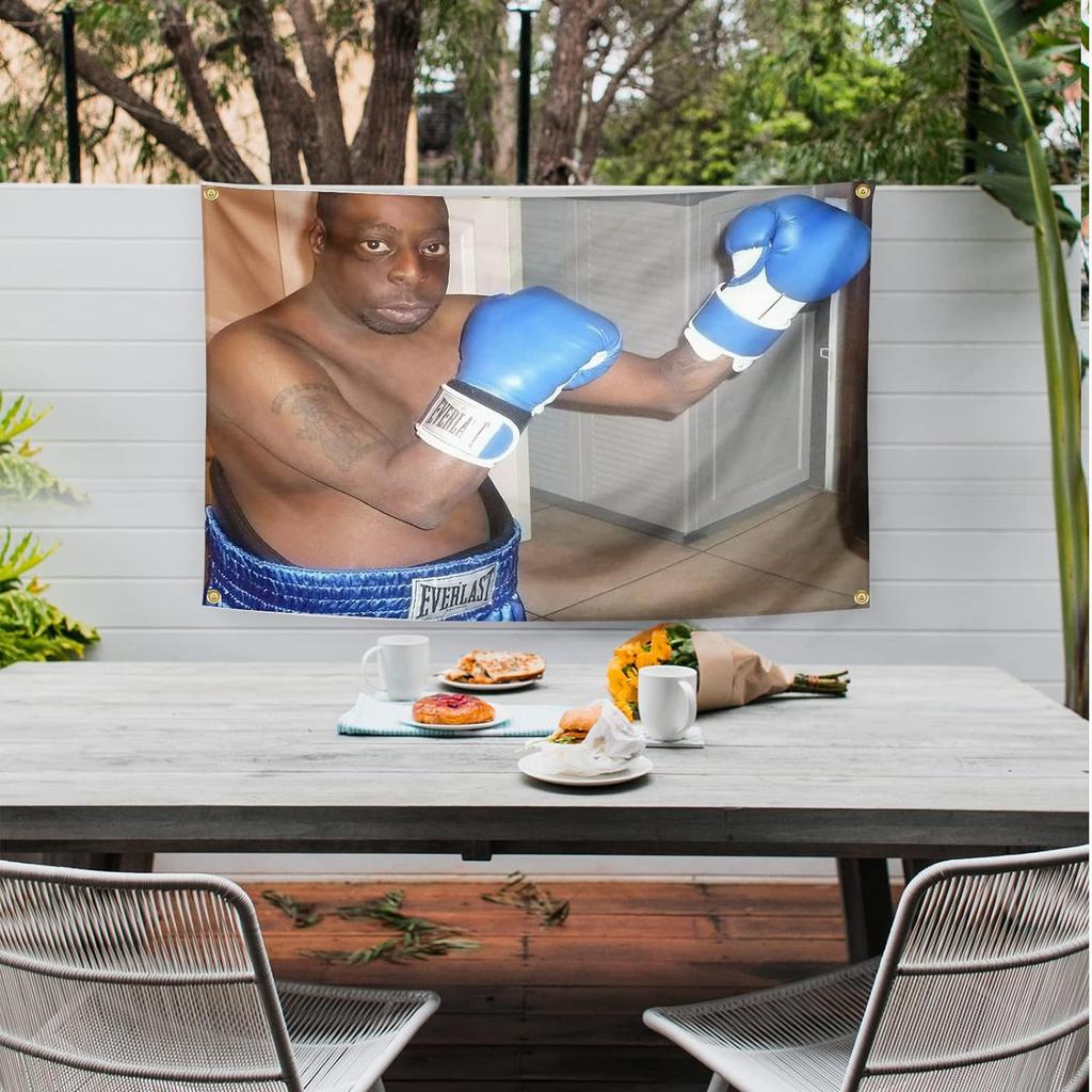 Non-Toxic Boxing Green Lester Flag Banner Funny Tapestry Wall Hanging Aesthetic Room Decor Party Gift