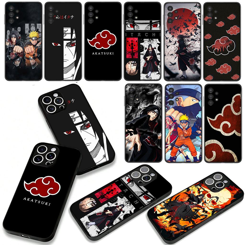 Anime Uchiha Itachi Akatsuki Naruto Phone Cover Case for OPPO A54 A40 A60 A80 A18 A16 A17 A38 A78 A79 A57 A55 A96 A15 A12 Casing