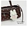 Korean Chic Bow Polka Dot Baguette Bag - Stylish Women's Shoulder & Handheld Bag