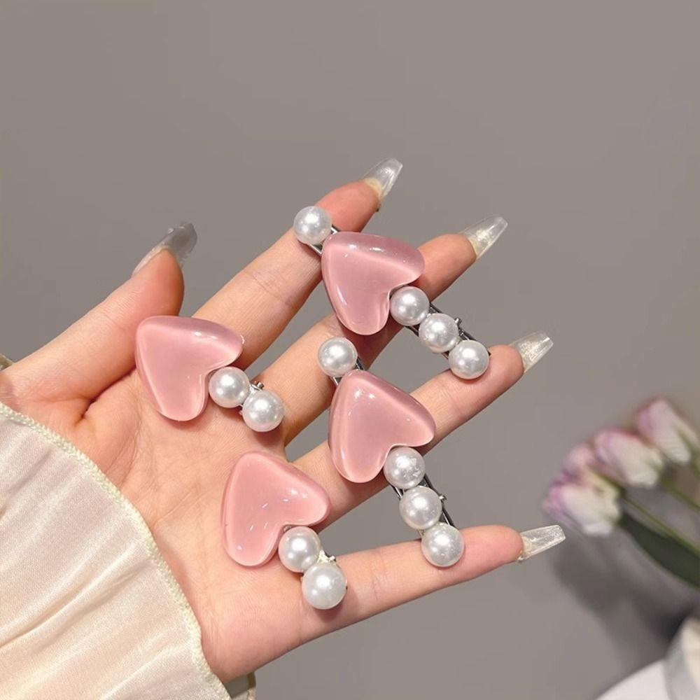 Hair Accessories Lovely Hairpin Pink Sweet Barrettes Elegant Cute Hair Clip  Women