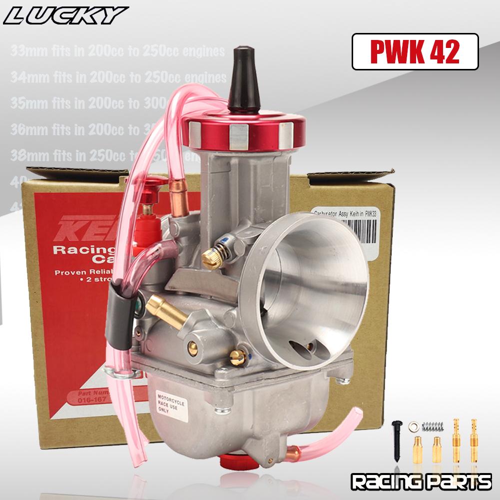 CNC PWK Carburetor 33 34 35 36 38 40 42mm Racing carb For Keihin Dirt Bike Scooters ATV UTV with Power Jet Used 125-600cc