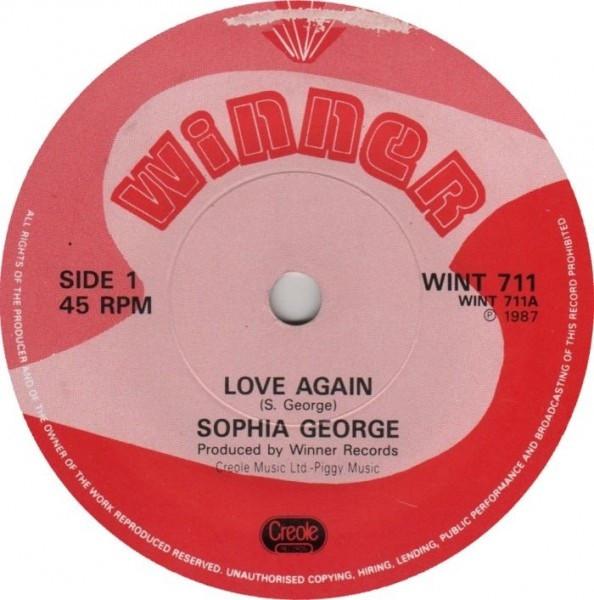 

7inch Record SOPHIA GEORGE / WINNER ALL STARS - Love Again WINT711 Winner 1987 UK Reggae, Ska & Dub Used