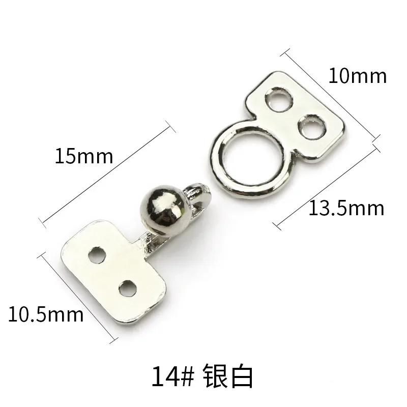 

1/2/5pcs Metal Coat Buckle Stealth Hook Buttons Invisible Dark Buckle Concealed Buckle DIY Sewing Clothing Accessories 5pcs