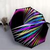 1pc Spiral Colors Automatic Opening/Closing Umbrella with Operation & Windproof Canopy Yy260311094