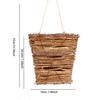 Flower Arrangement Small Flower Basket Rattan Basket Pendant Interior Decoration Handmade Flower Basket Pendant