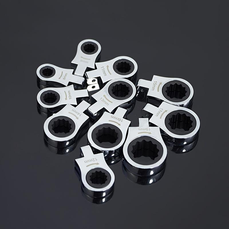 8-in-1 / 13-in-1 Interchangeable Head Ratchet Wrench Set | Flexible Head & Chrome Vanadium Steel