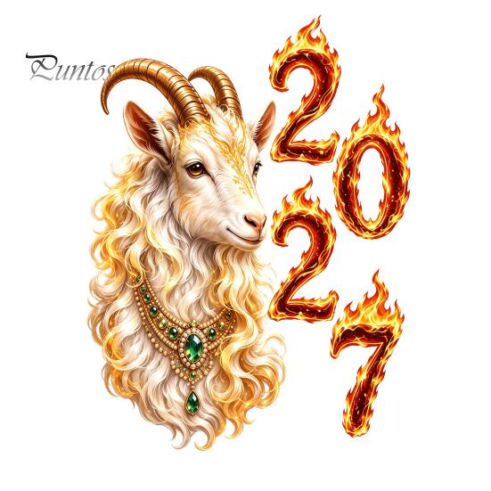 Auspicious 2027 Year of Sheep Decor Goat Window Cling, Golden?White Zodiac Static Glass New Decal Sticker, Lunar Spring Festival for Home