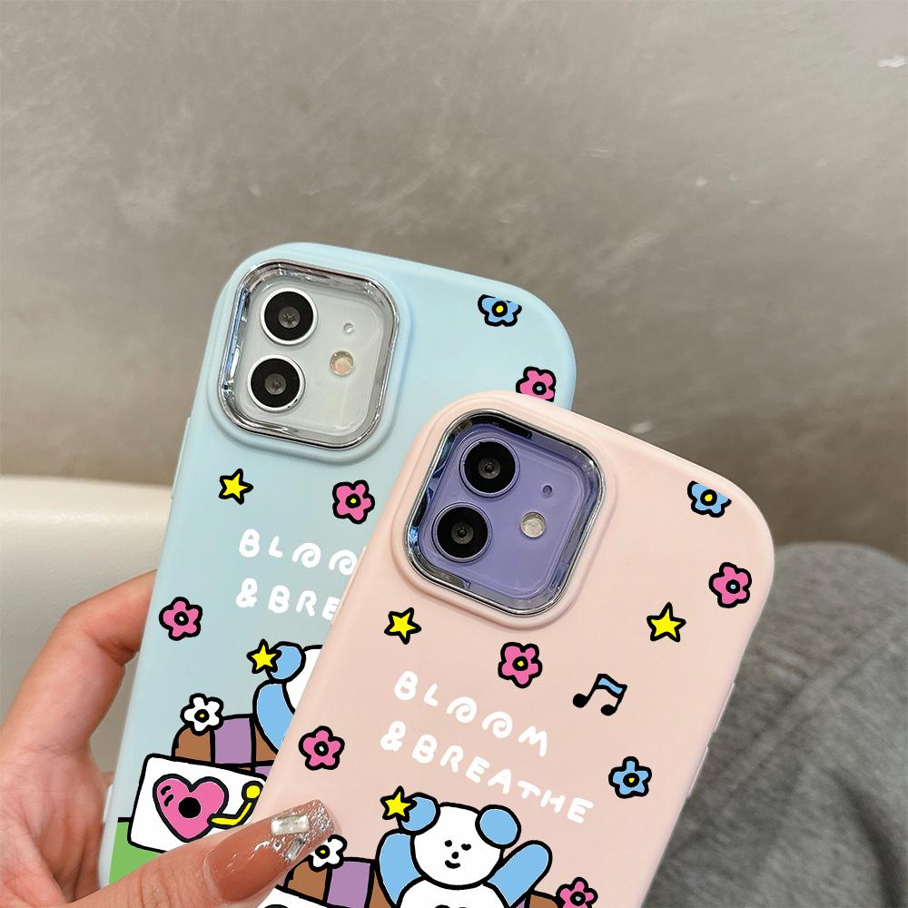 For Vivo V23 V25 V27 V29 V30 Y27S Y28 Y33S Y36 Infinix Hot30I Hot40 Tecno Spark20 Cartoon Black Cat Silver Edge Soft Liquid Silicone Protective Casing