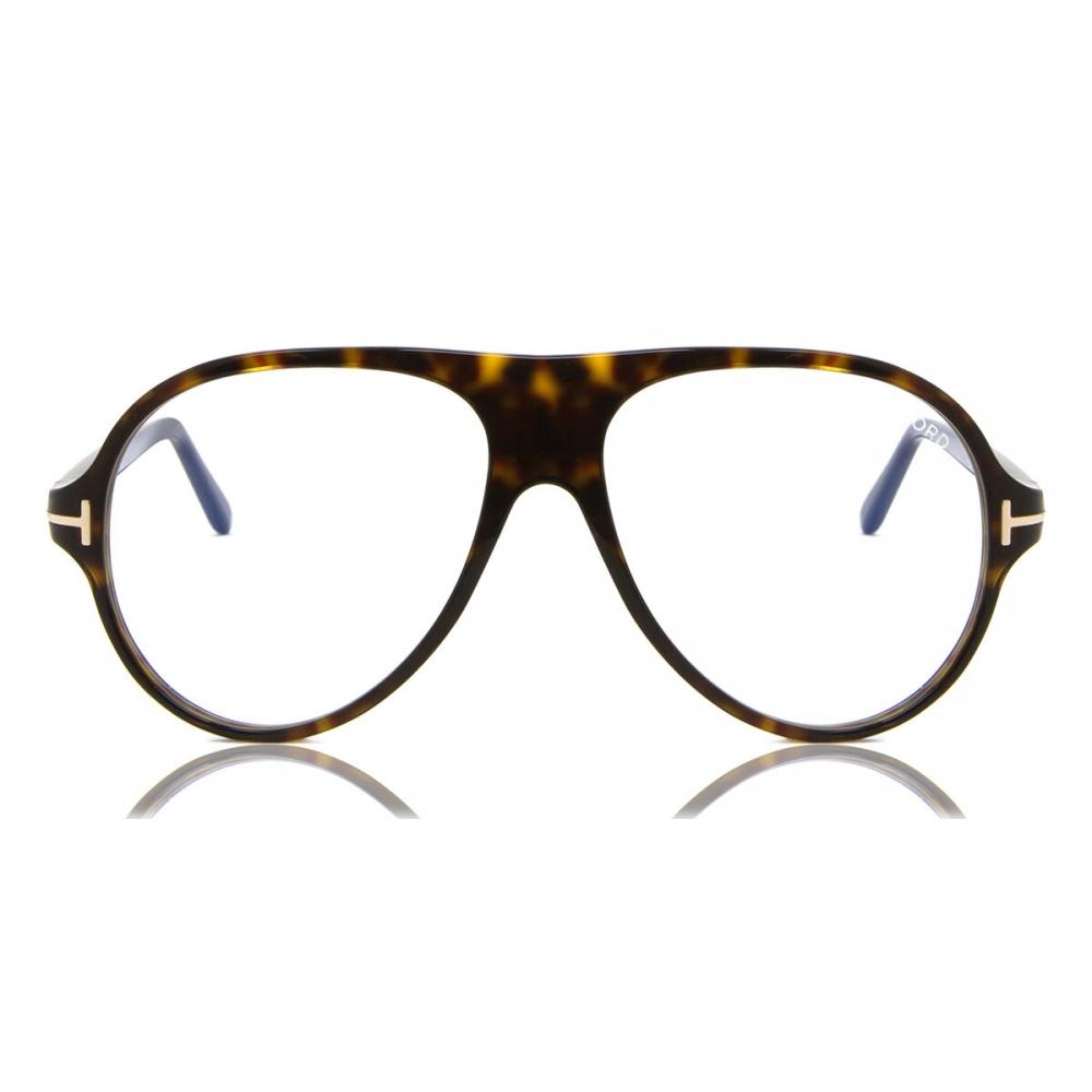 

Tom Ford Ft5012 B Blue Light Block 052 Men Eyeglasses Dark Tortoise/53