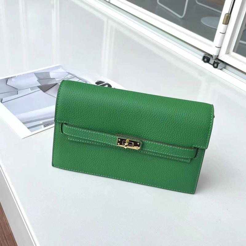 New lychee pattern leather half cover hand grab bag genuine leather women's bag single shoulder underarm bag oblique span bag wholesale