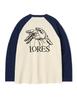 LORES 2-Tone Raglan Thermal - Blue