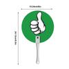 10pcs Teacher Voting Paddles Green Red Yes No Classroom Thumbs Paddles for School Students Classroom Event Supplies