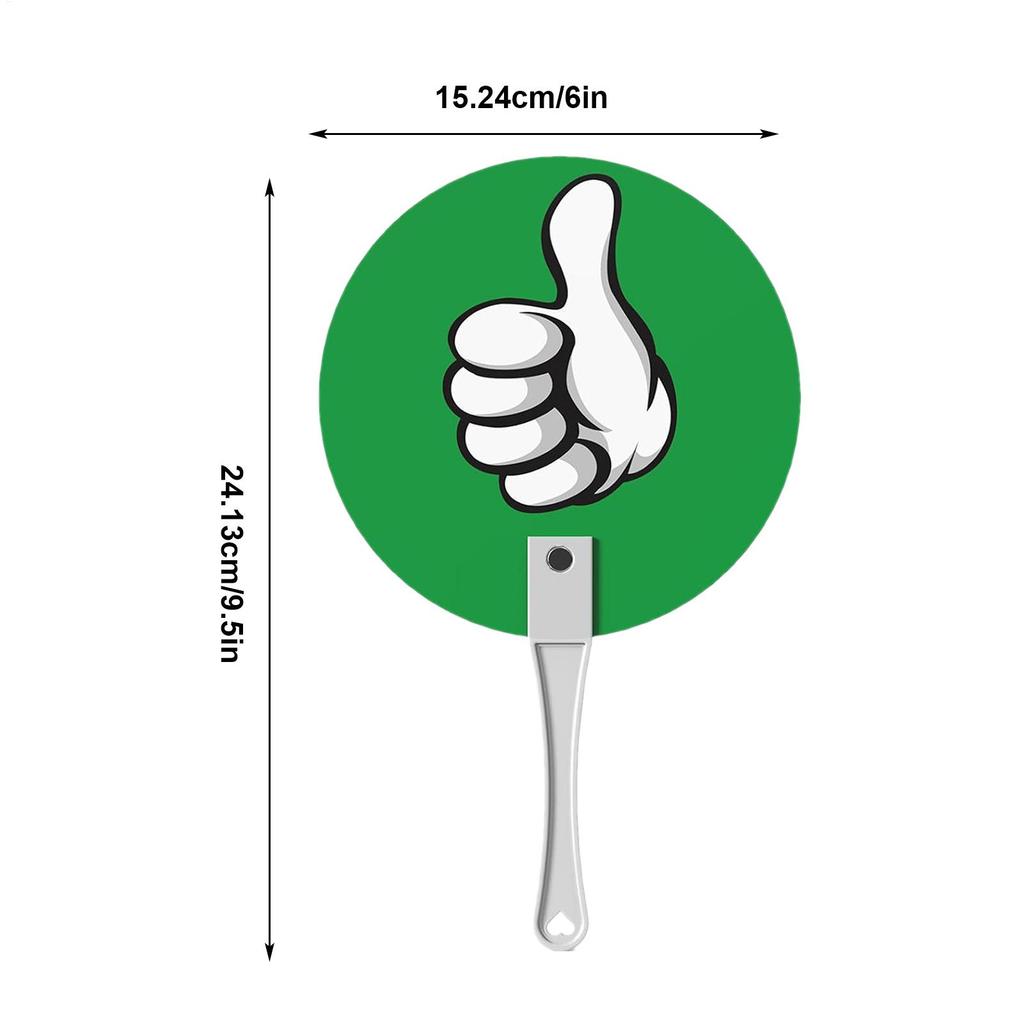10pcs Teacher Voting Paddles Green Red Yes No Classroom Thumbs Paddles for School Students Classroom Event Supplies