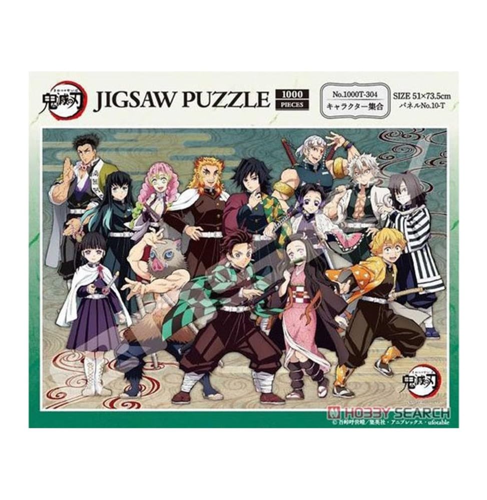 ENSKY Demon Kimetsu no Yaiba Character 51 x 1000 Piece Jigsaw Slayer Collection, 73.5 cm, Puzzle, 1000T-304