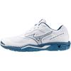 Wave Phantom 3 Handball Club Wide Purple X Green X Size 2E Shoes, Activities, Width, Lightweight, Indoor, Men's, Silver, 26.0 Cm,