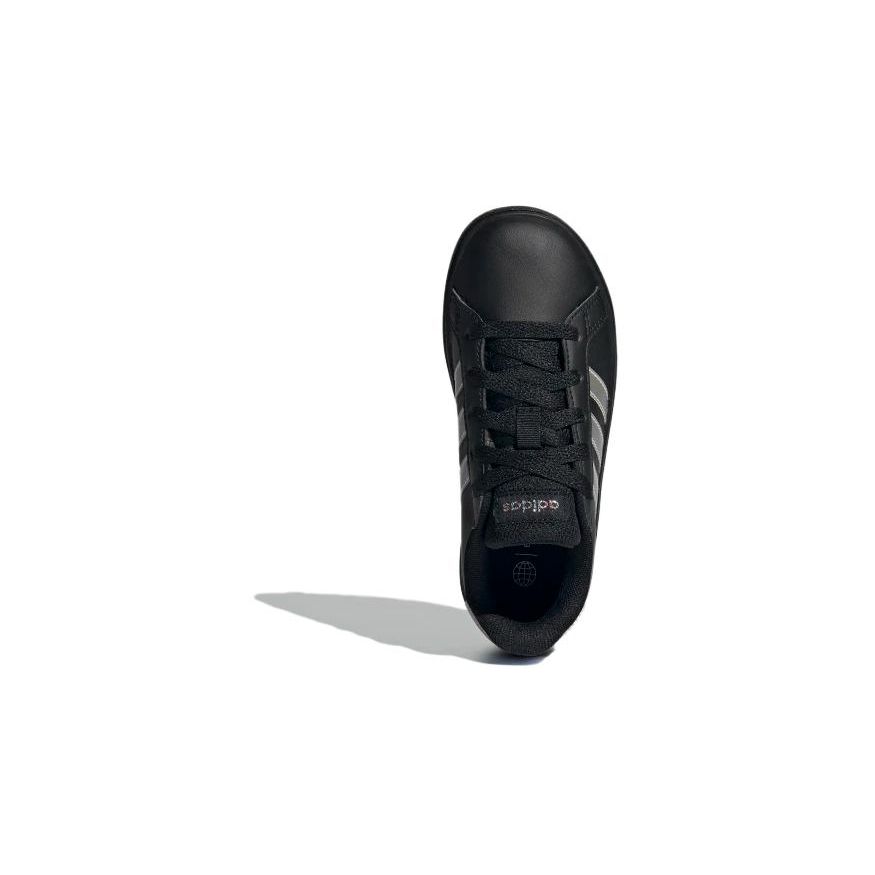 Adidas Neo Grand Court 2.0 Shock Absorbing Durable Low-Top Kids Skate Shoes Kids Skate Shoes Black HQ4482