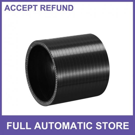 80mm 3.15 ID Universal Straight Silicone Coupler Pipe for Car 76mm Black