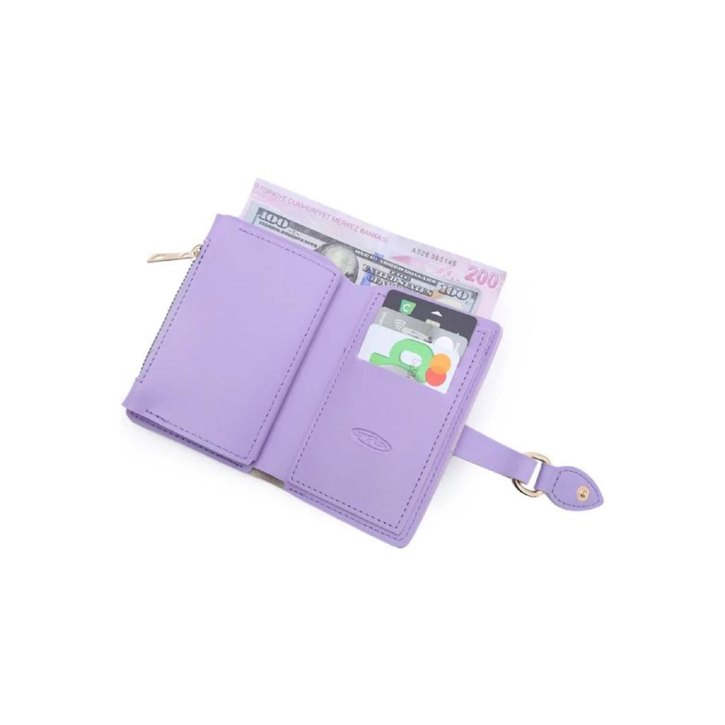 Premium Women's Wallet Plum