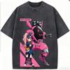 Zenless Zone Zero Anime Lover Washed T-shirt Year round clothing high quality personality Clothes Plus Size Unisex New Model Couples tee