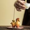 1pc Horse Lucky Incense Burner, Chinese Incense Burner, Home Indoor Tea Table, Desktop Decoration Gift