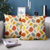 1 Pieces Autumn Leaf Patterned Decorative Throw Pillow Covers Polyester pillowcase sofa decorative cushion cov Headboard Pillow