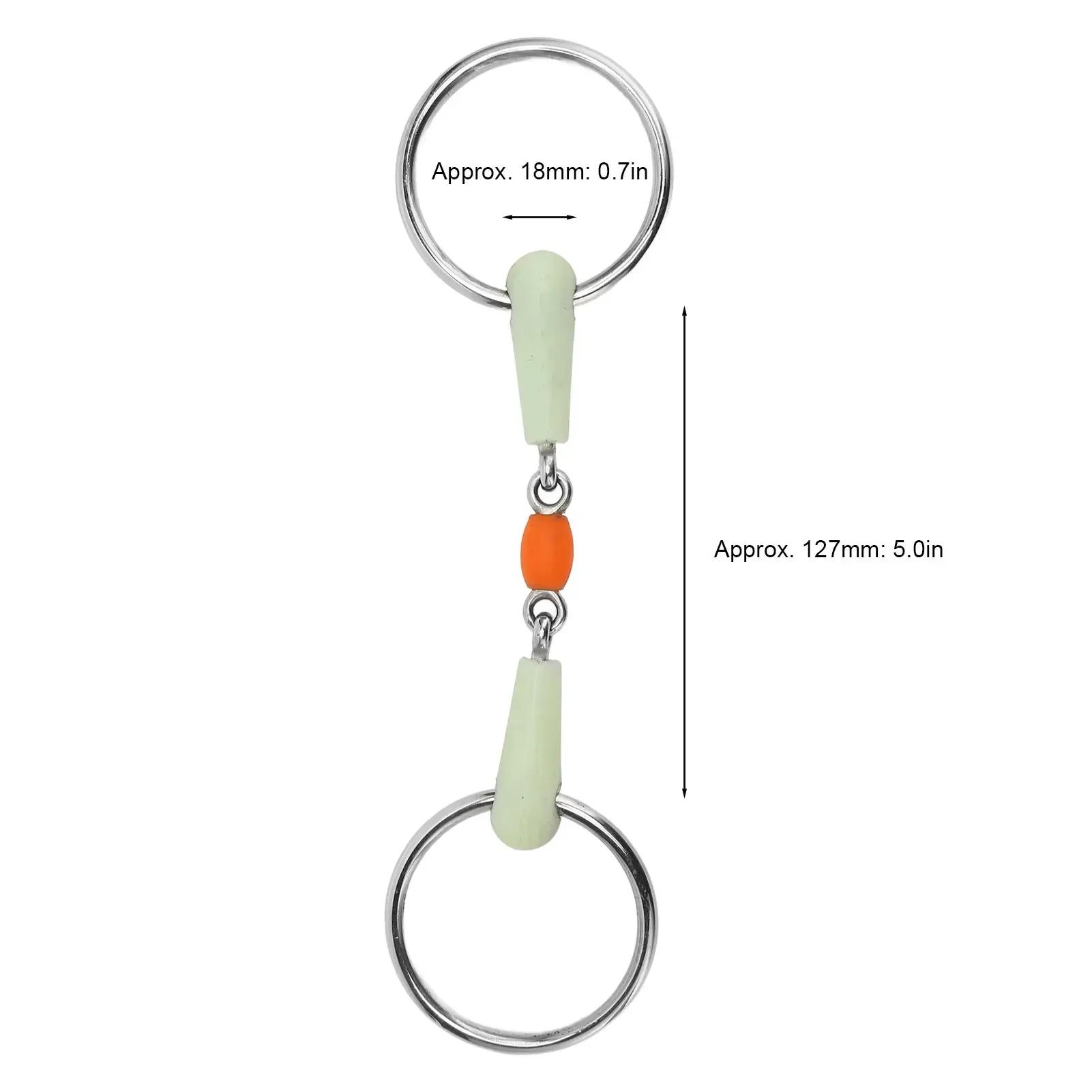 Уздечка для лошади с яблочным вкусом Профессиональная нержавеющая стальная трензель для тренировок Конный инвентарь