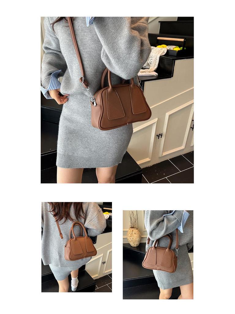 Versatile Women's Small Square Crossbody Handbag - Fashionable, Simple, and Casual Shoulder Bag