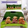 Set Biancheria da Letto In the Night Garden con Nome Personalizzato 3 Pezzi Chiusura Copripiumino Include 1 Copripiumino e 2 Federe, Morbido e Confortevole per Tutte le Stagioni.
