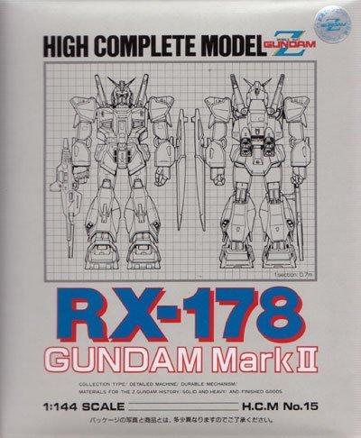 

Bandai RX-178 GUNDAM Mark II - High Complete Model [Z Gundam] HCM Series 15 масштаб 1/144 набор для моделирования