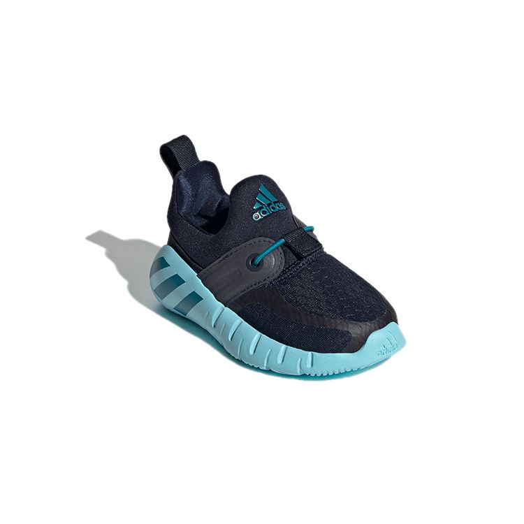 Adidas Rapida Breathable Low-Top Walking Shoes Baby Shoes Black Blue FX4084