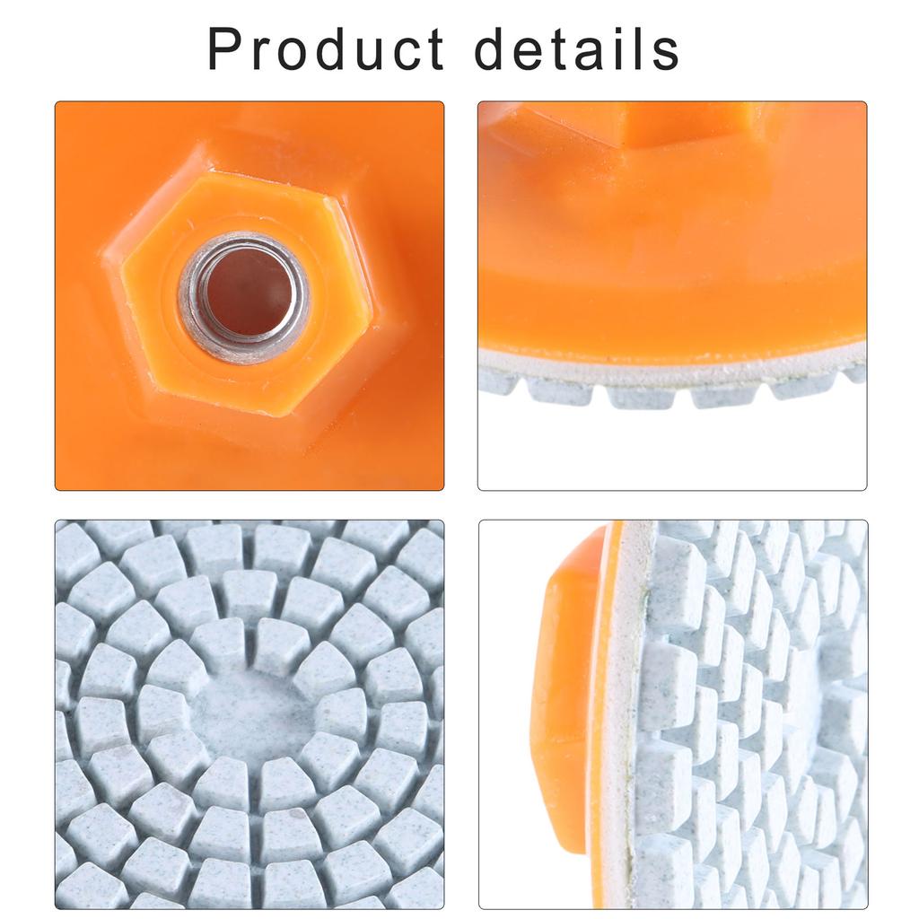 Angle Grinder Diamond Grinding Wheel for Tile Edges Finishing 80/100mm Resin Bonded Disc Durability Nylon Body