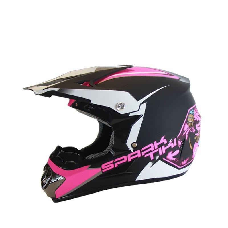 Full Face ATV Helmet Adults With Visor Mask Gloves DOT Certified ABS Off-Road Dirt Bike Motorcycle