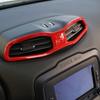 Dashboard Air Vent Outlet Frame Trim Decor Cover For Jeep Renegade 2016+ Red