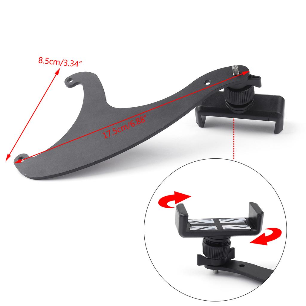 360°Rotation Car Phone Mount Cradle Holder Stand For Mini Cooper F54 F55 F56 GY